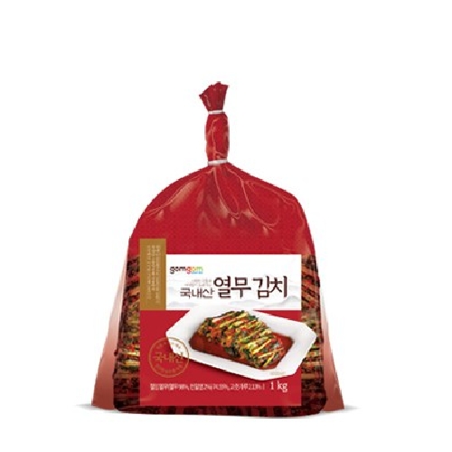 쿠팡 곰곰 열무김치 1kg (4개)_이미지