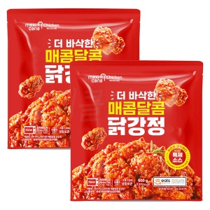 멕시카나 더 바삭한 매콤달콤 닭강정 500g (2개)_이미지