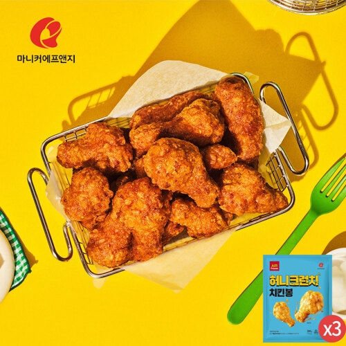 마니커 허니크런치 치킨봉 300g (3봉)