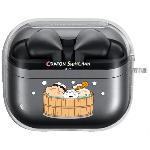 코쿼드 갤럭시 버즈3 짱구는 못말려 투명 케이스