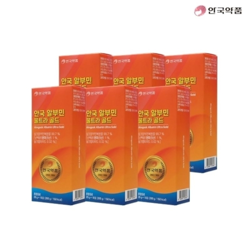 안국약품 안국 알부민 울트라 골드 20g 10포 (6개)