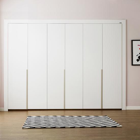 한샘 바이엘 글로시 붙박이장 서랍형(370cm)