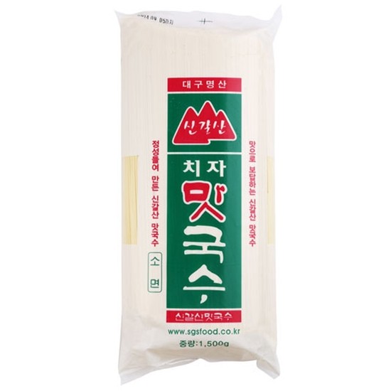 신갈산맛국수 신갈산 치자 맛국수 1.5kg (10개)_이미지