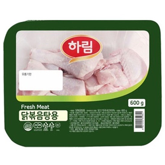 하림 닭볶음탕용 600g (4개)
