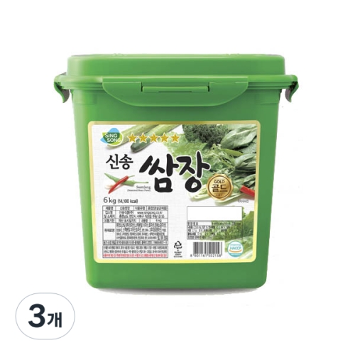 신송 쌈장 6kg (3개)_이미지