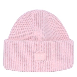 아크네 스튜디오 스몰 페이스 패치 울 비니 C40270 CS1