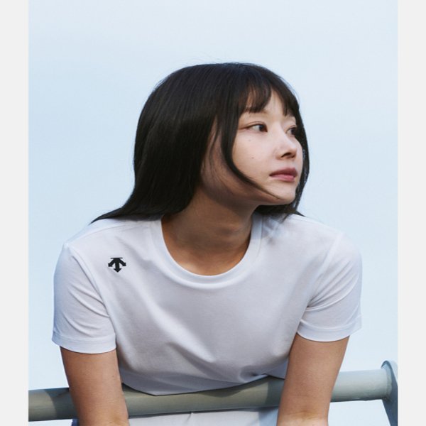 데상트 SR323UTS71_WHT0 터프 반팔 티셔츠 화이트 4693103