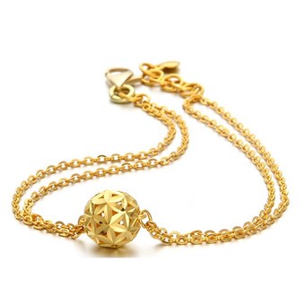 골드리카 14K 꽃잎볼 <b>팔찌</b> 3.75g