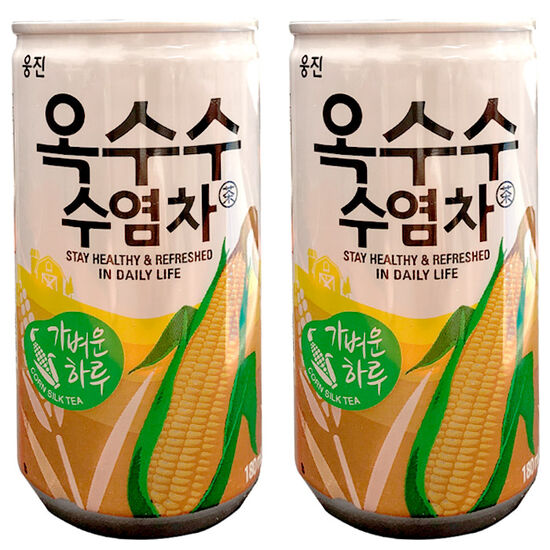 웅진식품 잘빠진 옥수수수염차 180ml (60개)_이미지