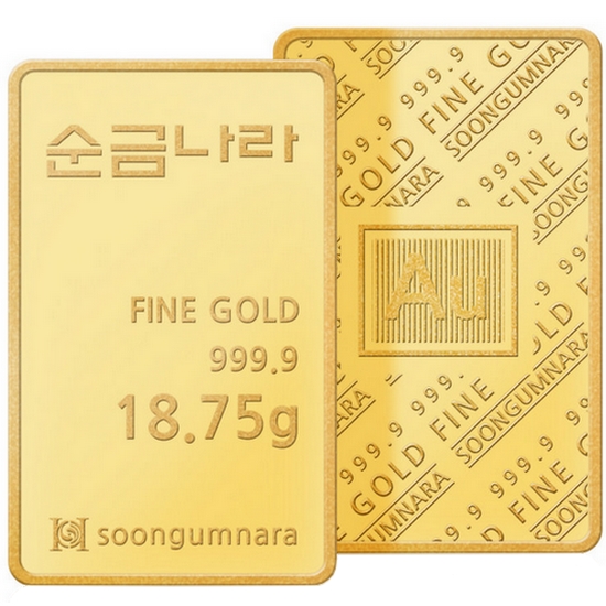 순금나라 5돈 골드바 18.75g_이미지