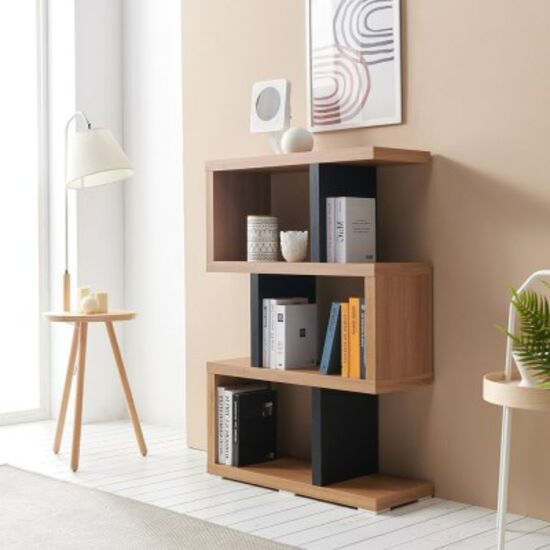 마레앤코  텍스트 낮은 3단 파티션 책장 800