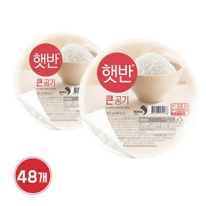 CJ제일제당 햇반 백미 큰공기 300g (48개)