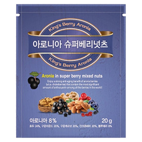 다경 한줌의보너츠 아로니아 슈퍼베리넛츠 20g (50개)