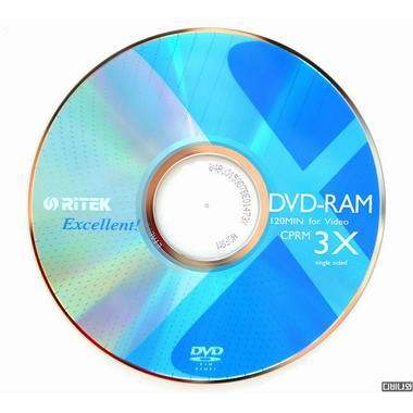 RiTEK DVD-RAM 4.7GB 3x 쥬얼 1장 For Video_이미지