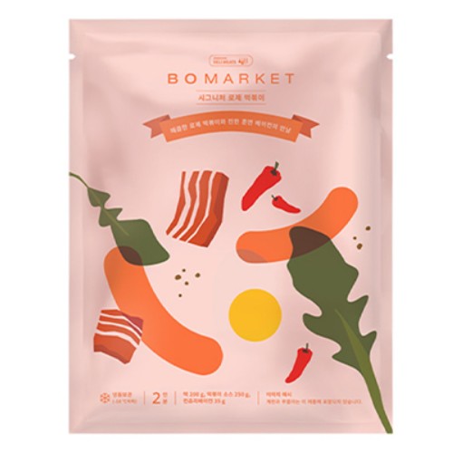 보마켓 시그니처 로제 떡볶이 485g
