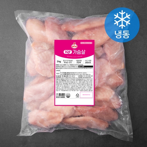 마니커 IQF 아랫날개 윙 냉동 3kg 1개