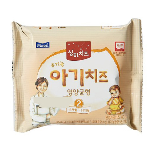 매일유업 상하 유기농 아기치즈 2단계 영양균형 (10매)_이미지