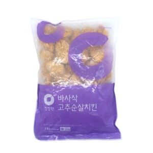 대상 청정원 바사삭 고추순살치킨 1kg 냉동_이미지