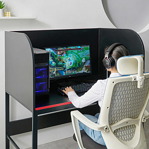 e스마트 홈게이머 칸막이형 게이밍 책상 (1200x750)