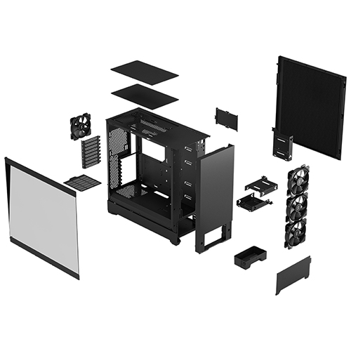 Fractal Design Pop XL Silent Clear ��ȭ����