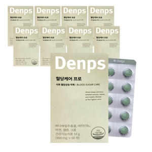 덴프스 혈당케어 프로 300mg 60정 (9개)_이미지