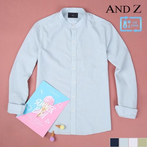  ANDZ 밴드카라 차이나 캐주얼 셔츠_BZB2WC1103