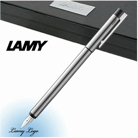 로고 만년필 스테인리스스틸