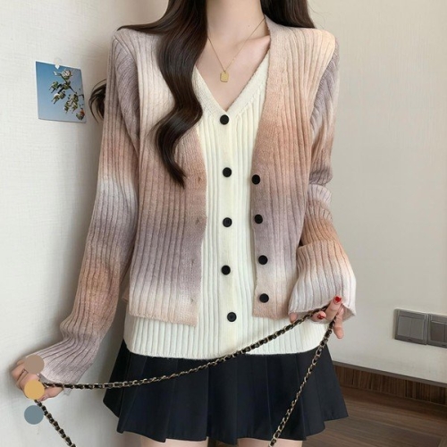 KARRA 더블클로징다잉컬러가디건_A4F0499
