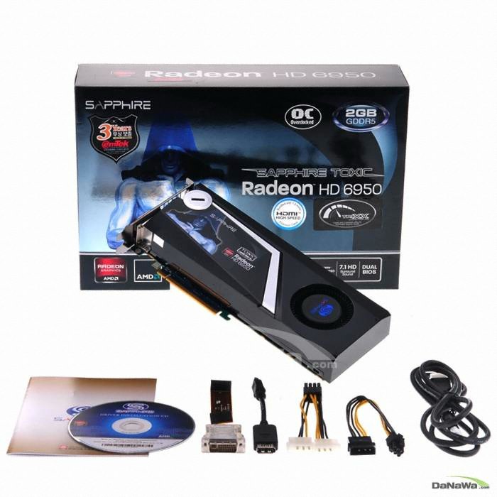 SAPPHIRE 라데온 HD 6950 TOXIC O.C D5 2GB_이미지