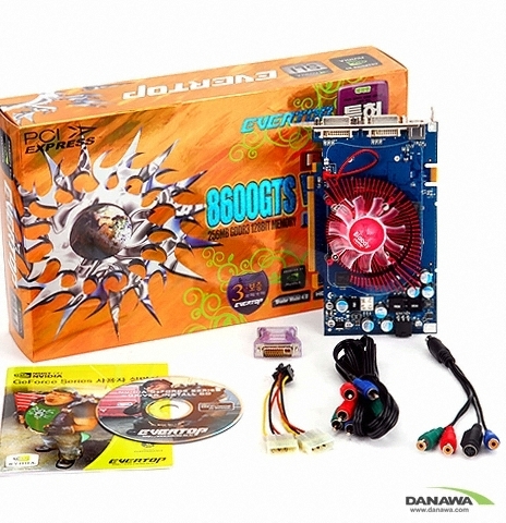 EVERTOP 지포스 8600GTS 비너스 PLUS 256MB 블러디_이미지