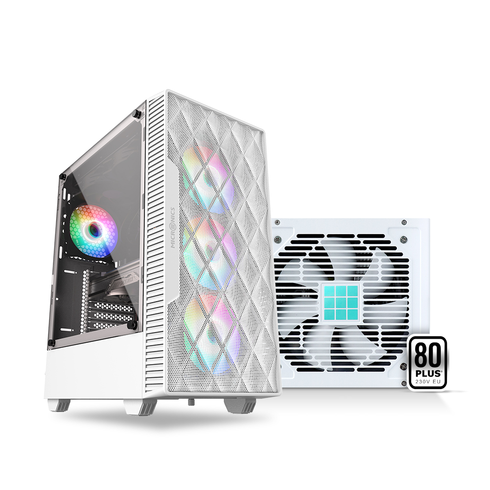 마이크로닉스 Master M60 + Classic II 600W 화이트 패키지_이미지