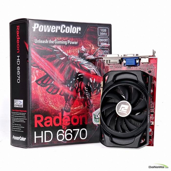 PowerColor �󵥿� HD 6670 D3 1GB KPC
