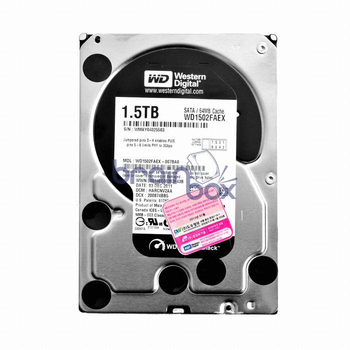 Western Digital WD BLACK 7200/64M (WD1502FAEX, 1.5TB)_이미지