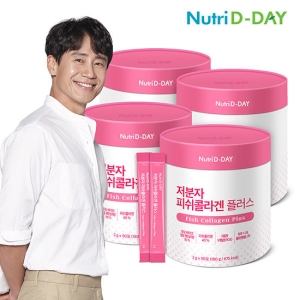 뉴트리디데이 저분자 피쉬콜라겐 플러스 90포 (4개)_이미지