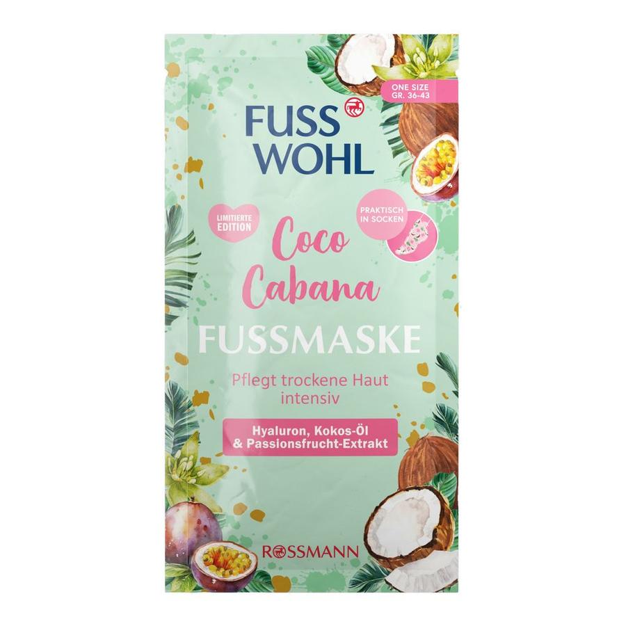  풋웰 양말타입 풋마스크 코코넛 [1매]