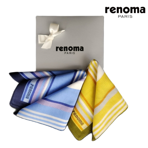 레노마 손수건 남성 쁘띠 선염손수건 RFI8208