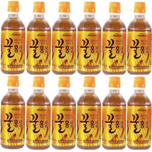 웅진식품 꿀홍삼 280ml (12개)_이미지