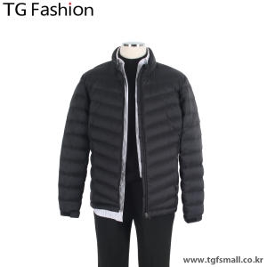 [불명] TG패션 블랙 경량 구스 다운 반목 패딩 T204JPJD523_이미지