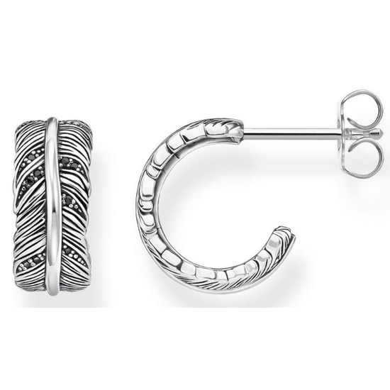 토마스사보 깃털 후프 귀걸이 CR653-643-11