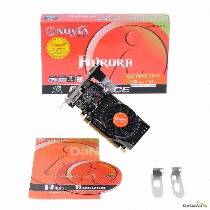 아이노비아 AURORA 지포스 GT610 오로라 D3 2GB LP_이미지