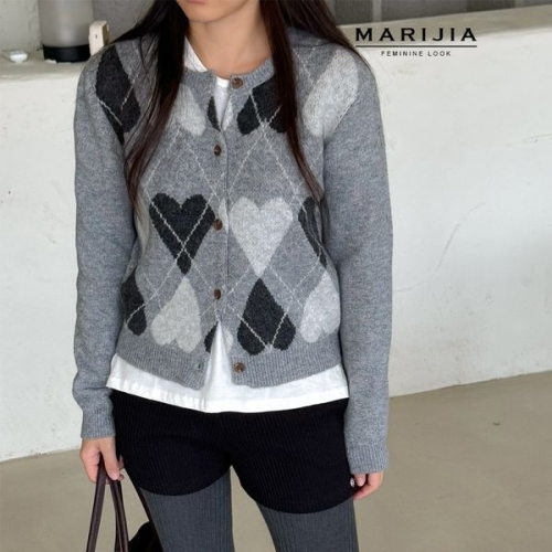 마리지아 다이아 니트 가디건 MCAB31078