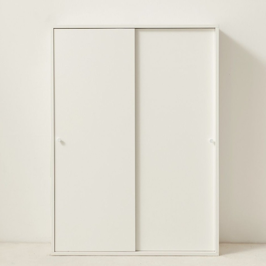 룸앤디  스르륵 4단 도어 일반형 슬라이딩 수납장 800