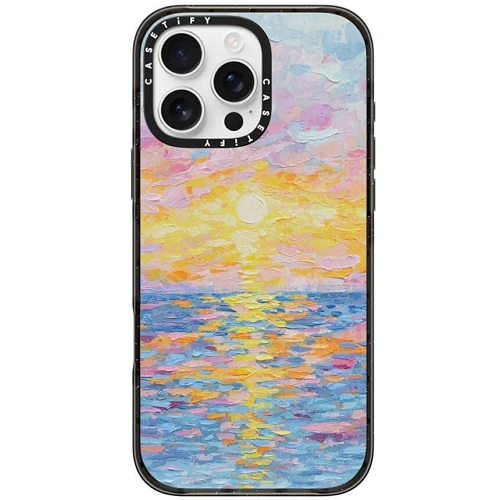 CASETIFY 아이폰16 프로 반투명 선셋 임팩트 맥세이프 케이스 (해외구매)_이미지