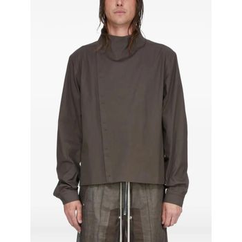 릭오웬스 버튼 퍼넬 넥 재킷 153086423_이미지