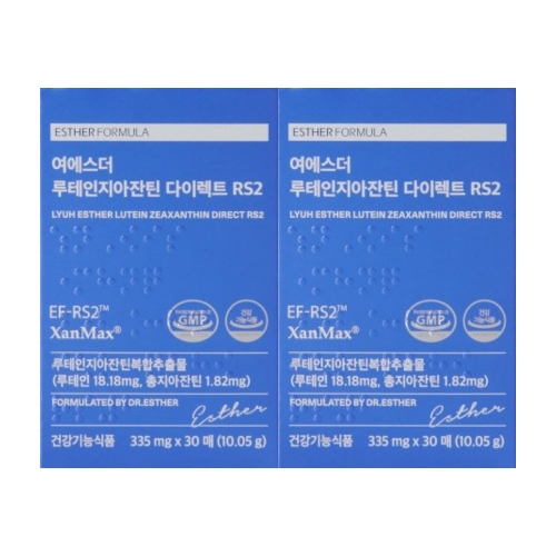 에스더포뮬러 여에스더 루테인지아잔틴 다이렉트 RS2 30매 (2개)_이미지