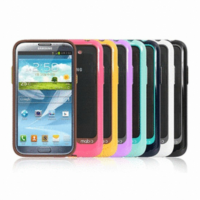 중앙티앤씨 갤럭시노트2 몹씨 유광 범퍼 케이스 (SHV-E250)