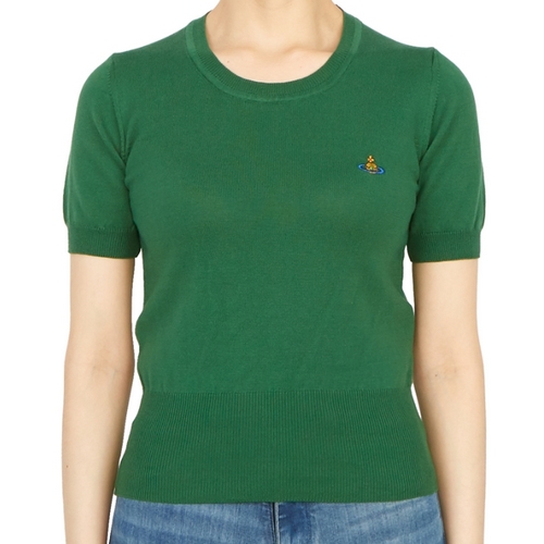 비비안웨스트우드 베아 반팔 니트 18030020 Y000T (M411, 그린)