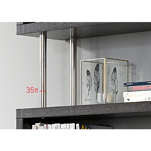 앳홈 밸런스 수납선반 겸 파티션 와이드 5단 책장 1200_이미지