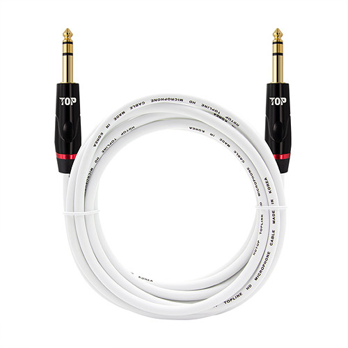 탑라인에이치디 HDTOP 5.5 스테레오 화이트 케이블