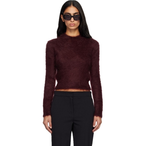 막스마라 버건디 아다티 스웨터 252118F096010